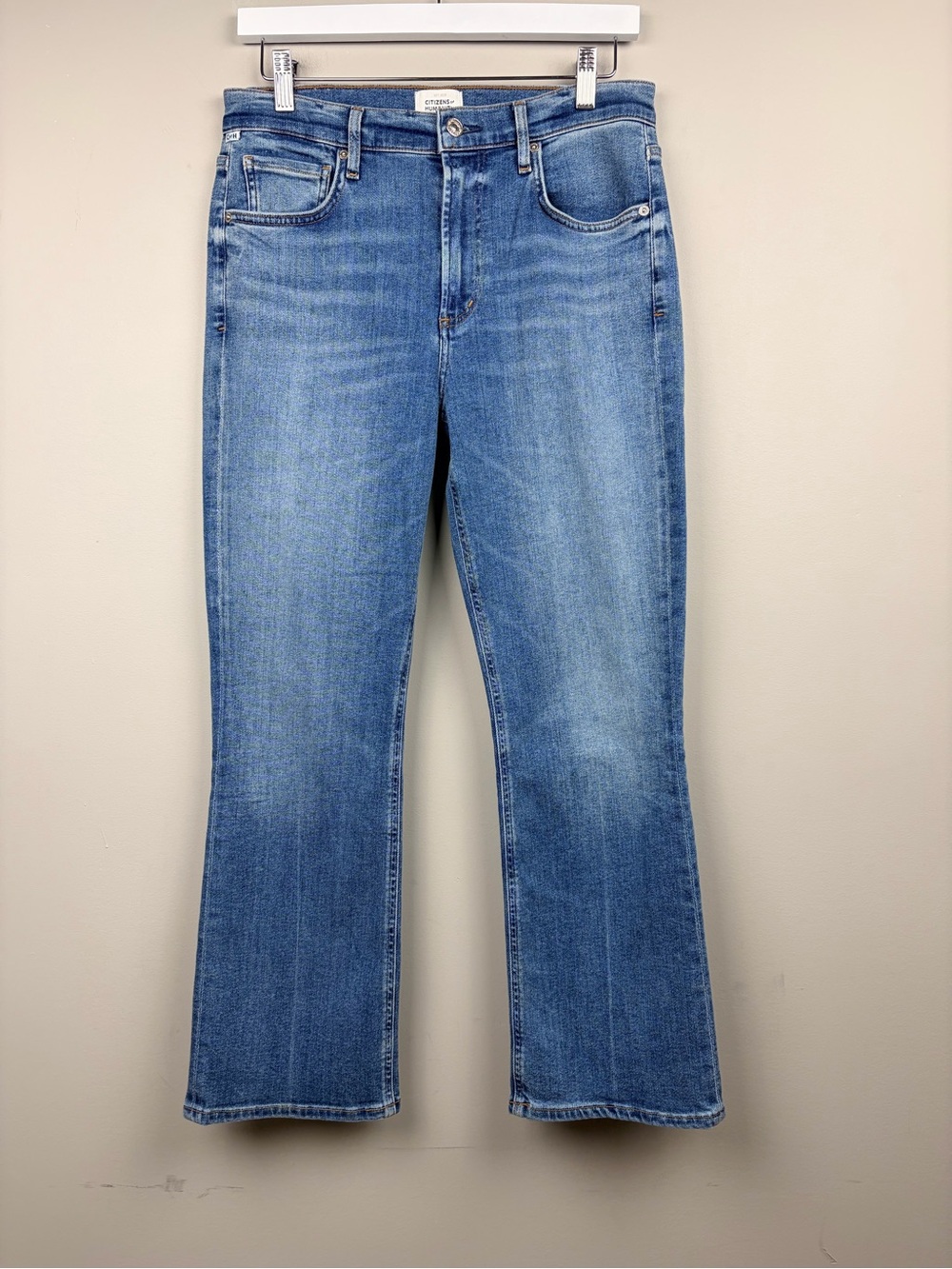 Citizens of Humanity Isola Cropped Bootcut Jeans Womens 28 Medium Wash Stretch